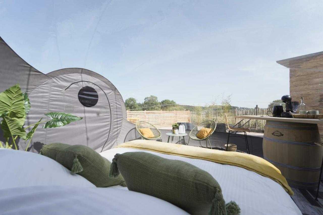 Bulles Odette & Ginette Et Tiny House Suzette "Au Guet Marais" Etape Insolite Paliseul Exterior foto